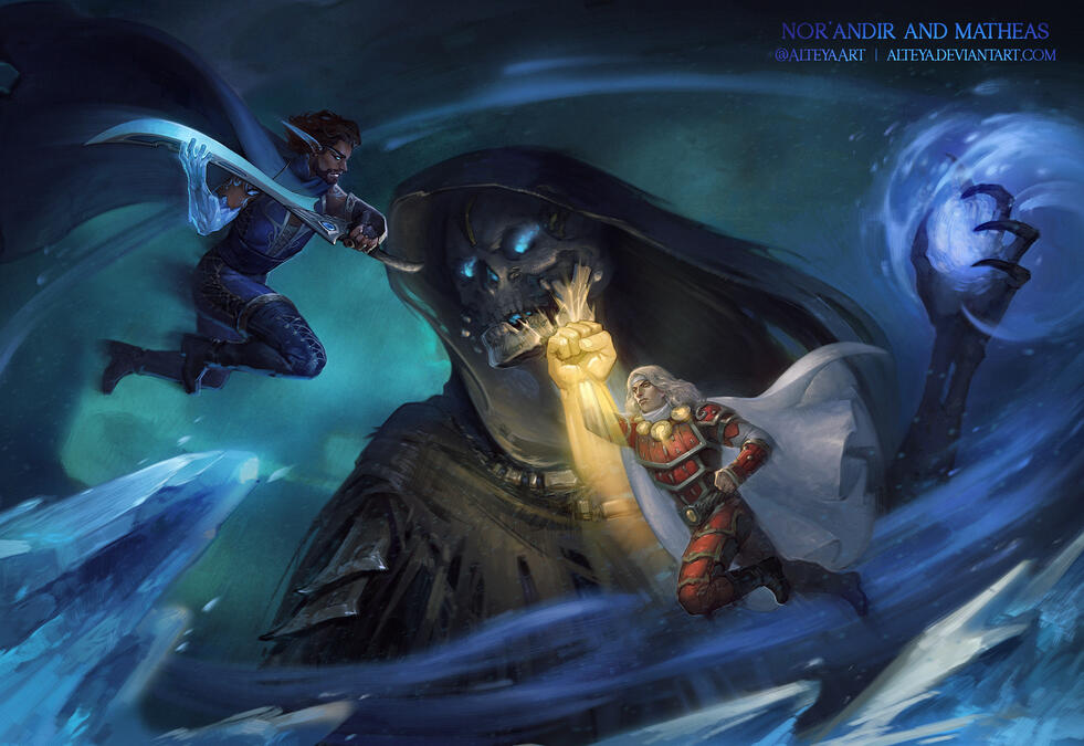 'Storm Above Kun-Lai' (AlteyaArt, Twitter)