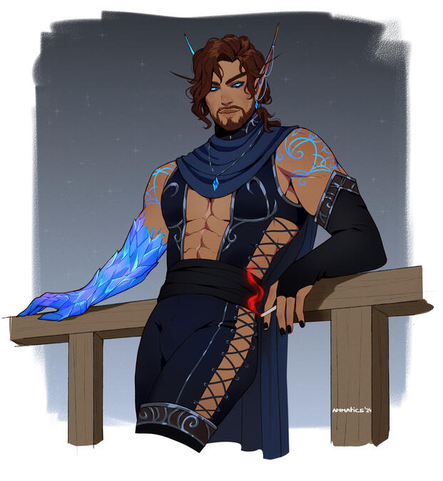 'And he shines just like a star' (ammatice_art, Twitter)