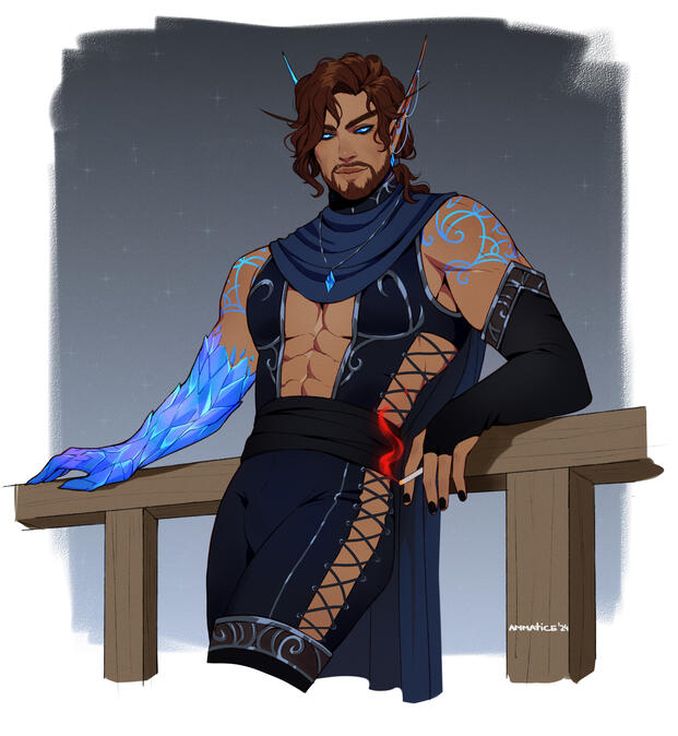 'And he shines just like a star' (ammatice_art, Twitter)