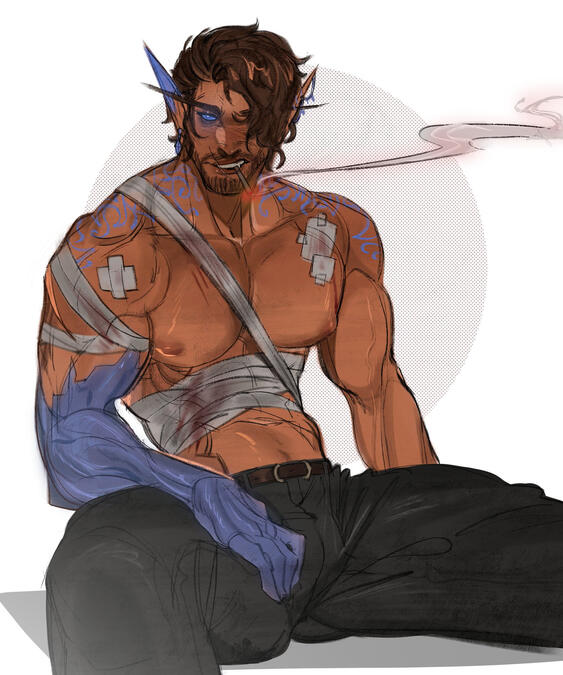 "Eh, 's just a scratch." (@necrocto, Twitter)