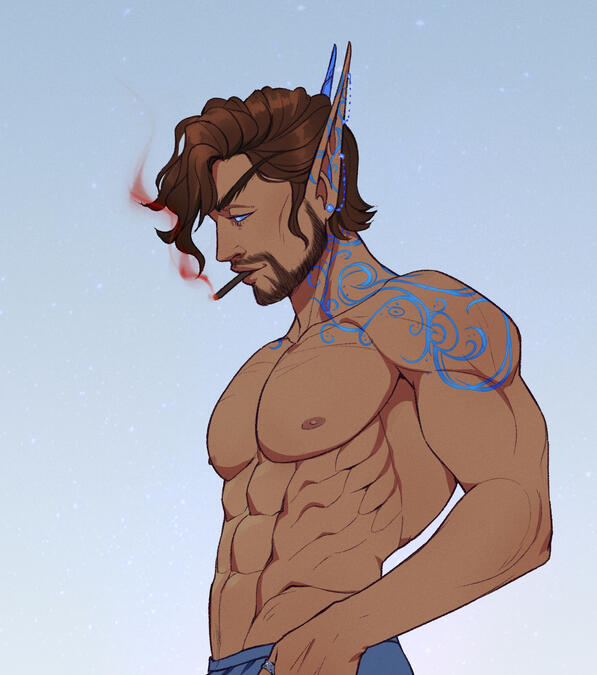 &quot;I&#39;ll show you charmin&#39;, pal.&quot; (ammatice_art, Twitter)