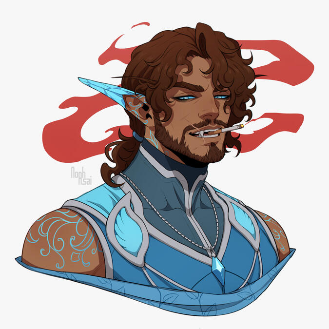 "Somethin' caught your eye, sweetheart?" (NoahAsai, Twitter)