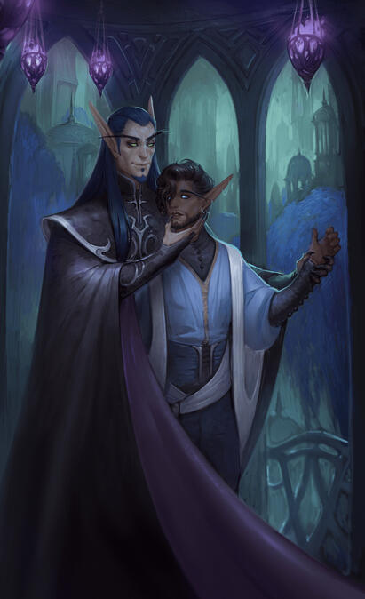 "Had it not been for me, the cruelty of life would have left you rotting." (AlteyaArt, Twitter)