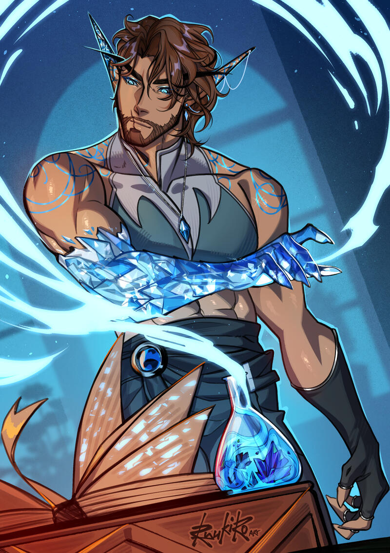 'Can you hear the music?' (Ryukiroart , Twitter)