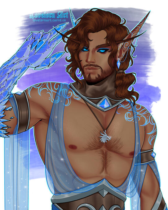 "He'll leave your heart a mess." (LovelornArt, Twitter)
