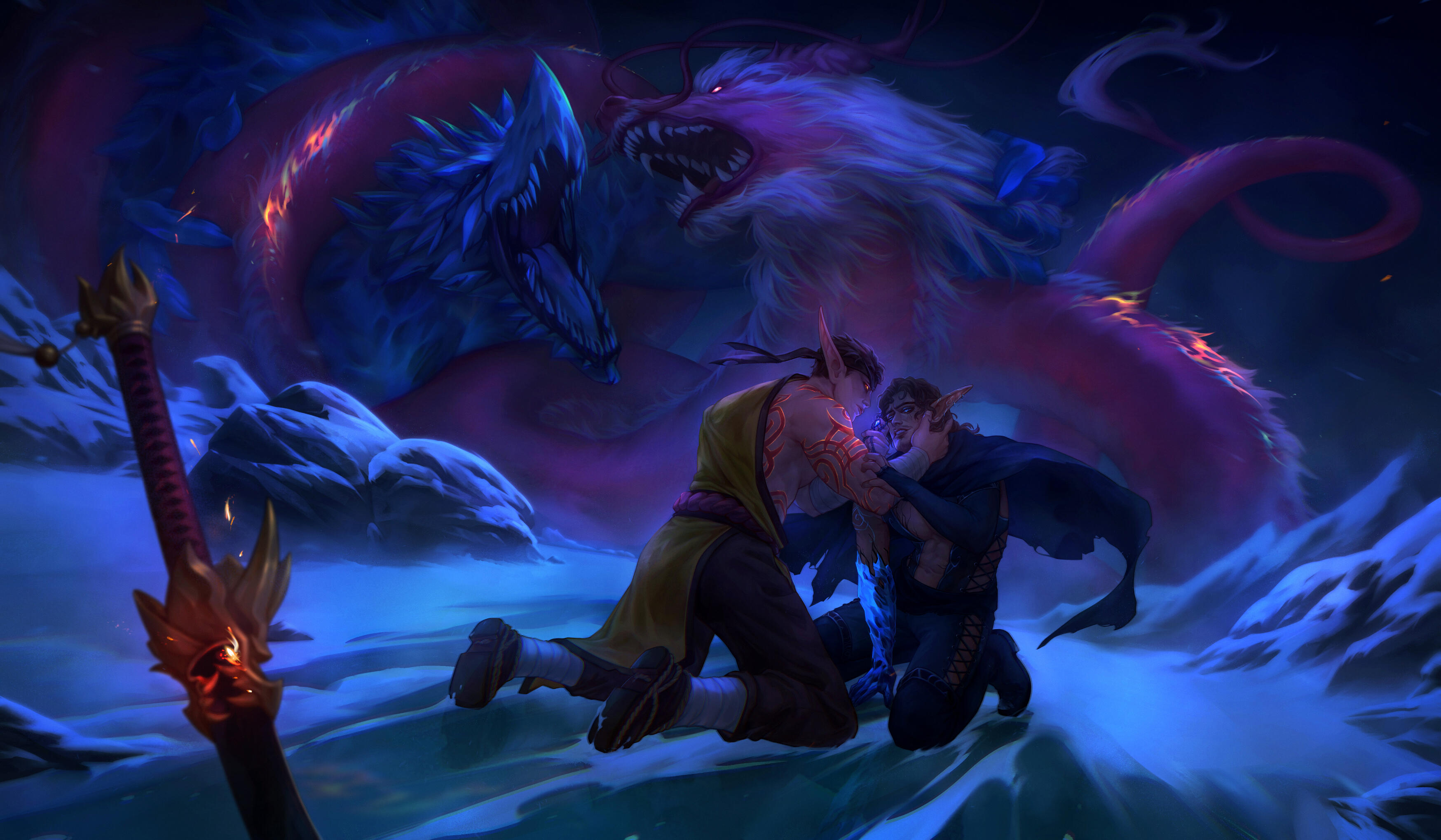 'I will show you the way back home, never leave you all alone, I will stay until the morning comes' (polinagipp , Twitter)