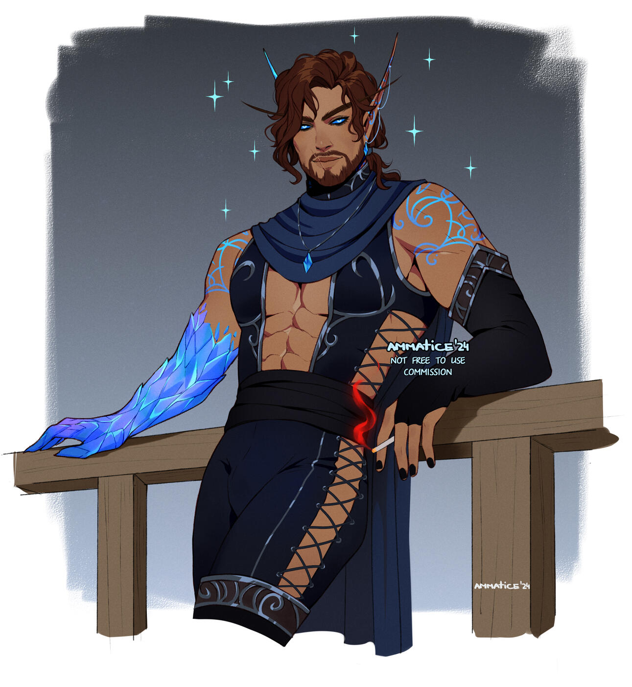 'And he shines just like a star' (ammatice_art, Twitter)